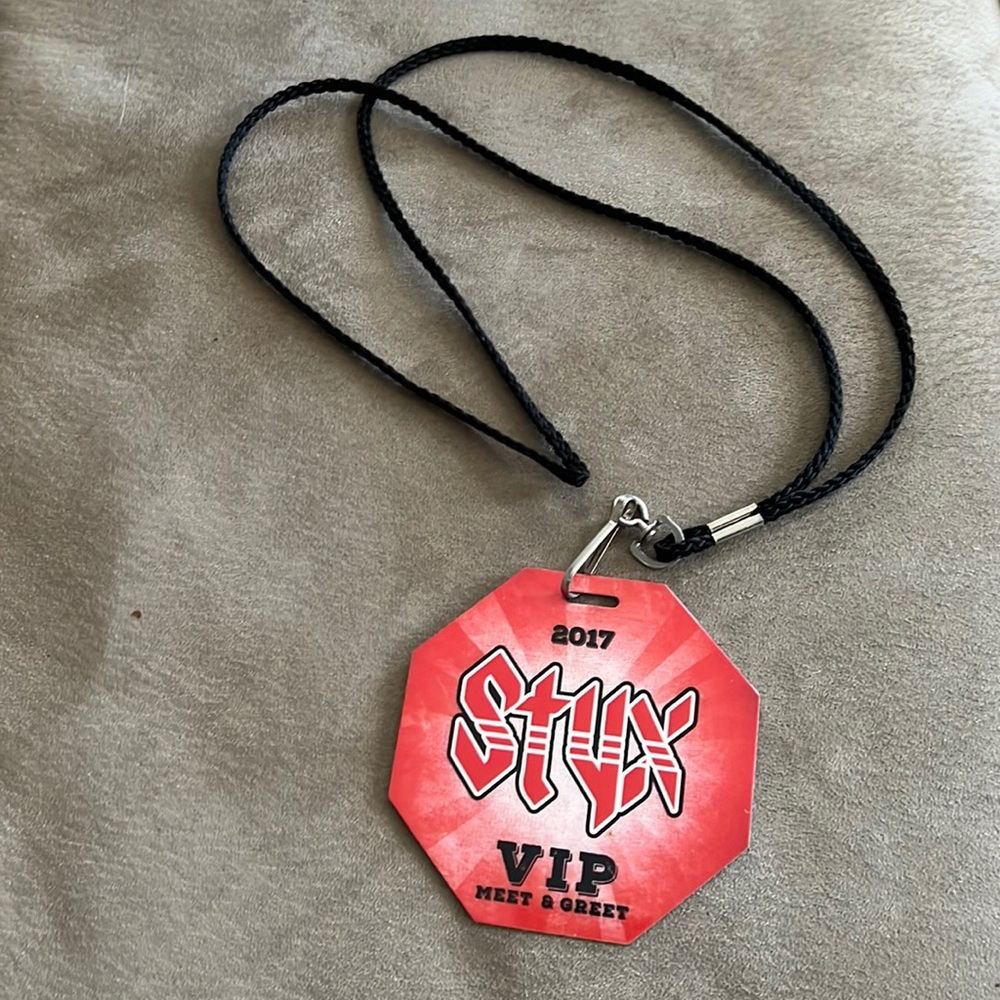 STYX VIP Meet & Greet Badge